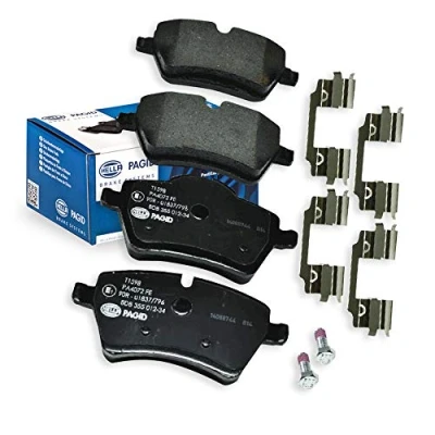 Afbeelding van HELLA 8DB 355 012 341 Remblokkenset Geschikt voor slijtage waarschuwingscontact Met toebehoren MINI: Hatchback, Clubman, Convertible