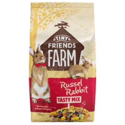 Afbeelding van 6x Tiny Friends Farm Russel Konijn Original 850 gr