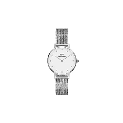 Afbeelding van Daniel Wellington Petite Pressed Lumine Horloge silvercoloured, Dames, Maat: 28, Silver coloured