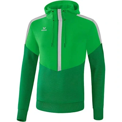 Afbeelding van Erima Squad sweatshirt met capuchon fern green/smaragd/ silver grey 34 / 128