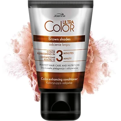 Afbeelding van Joanna Ultra Color , haarkleur verdiepende 3 minuten conditioner, bruine tinten, 100ml