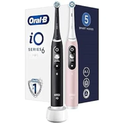 Afbeelding van Elektryczna szczoteczka do zębów Oral B iO6 Series Duo Pack, 2 szt.