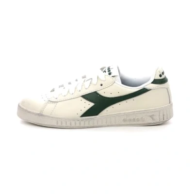 Afbeelding van Diadora GAME Waxed Unisex Sneakers laag, Maat: 46, White/fogliage Leer
