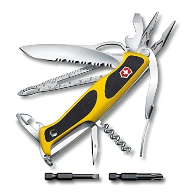 Afbeelding van Victorinox RangerGrip 0.9798.MWC8 Zwitsers zakmes Aantal functies 21 Geel, Zwart