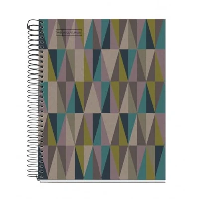 Afbeelding van Miquelrius notitieboek A5, geruit 5 x mm, 100% gerecycled papier van 80 g/m², met effen vellen, spiraalgeruit, eco ruiten