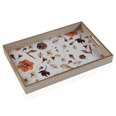 Afbeelding van Versa Dienblad Blommor Hout Mdf 30 X 5 45 Cm