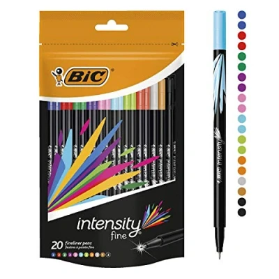 Afbeelding van BIC 942097 markeerstift 20 stuk(s) Meerkleurig