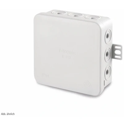 Afbeelding van F Tronic E125 Aftakkast (l x b h) 75 40 mm Lichtgrijs IP54 10 stuk(s)