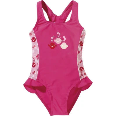 Afbeelding van BECO SEALIFE badpak SPF 50+ blauw/roze maat 104