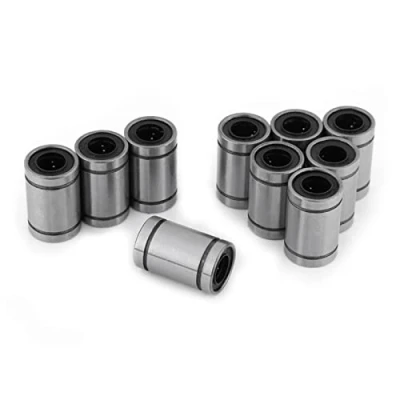 Afbeelding van 10 stuks LM8UU 8 mm cuscinetto a sfere line doppia tenuta Boccola per Rod 3D partij CNC stampant