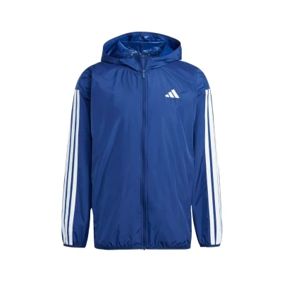 Afbeelding van adidas Sportswear Essential Three Stripes Windjack, Heren, Maat: XS, Dark blue white