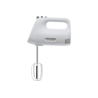 Afbeelding van Kenwood QuickMix HMP30.A0WH handmixer met 5 snelheden en turbo functie, incl. roestvrijstalen kneedhaak garde voor bakken koken, 450 watt, wit