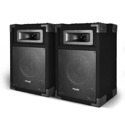 Afbeelding van Paar passieve luidsprekers sono PA 8 inch / 20 cm 2 x 180 W weg Bassreflex IBIZA STAR8B