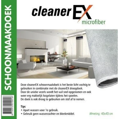 Afbeelding van Schoonmaakdoek 40x40 cm CleanerEx