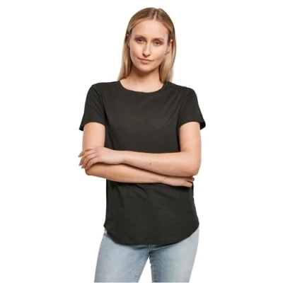 Afbeelding van Build your Brand Ladies ́ Fit Tee BY057 Black