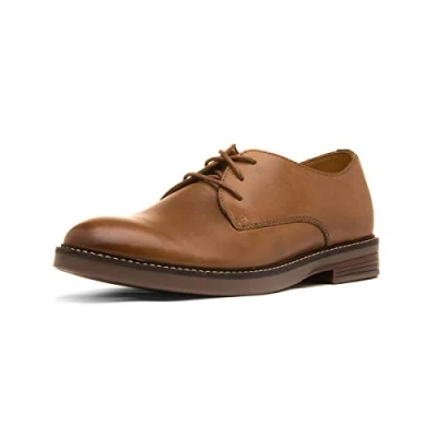 Afbeelding van Clarks paulson plain derbys heren, bruin leer