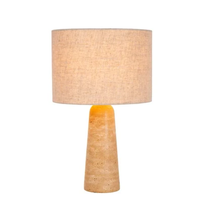 Afbeelding van Lucide NIMUE Tafellamp Ø 30 cm 1xE27 Taupe