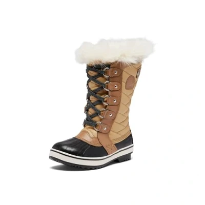 Afbeelding van Sorel Youth Tofino II WP Unisex Snowboots voor kinderen, Maat: 38, Curry/elk Leer en textiel