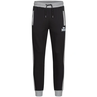 Afbeelding van Lonsdale Brocklehill Trainingsbroek, Heren, Maat: XL, Marl grey black