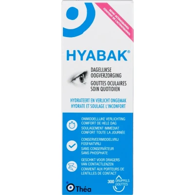 Afbeelding van Hyabak Hypotonisch Oogdr Zdr Bewaarm Flacon 10ml