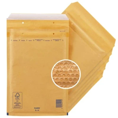 Afbeelding van 10 stuks 3/C zelfklevende lijm, geschikt voor DIN A5, recycling, 150 x 215 mm, scheurvast