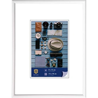 Afbeelding van Fotolijst Henzo Napoli Fotomaat 13x18 cm Wit