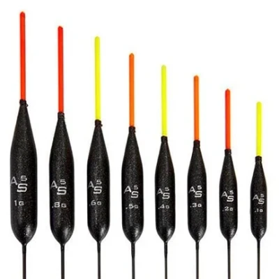 Afbeelding van Drennan AS5 Pole Float (10 Stuks) Dobber 0.60g 10 Stuks (9 Rood 1 Geel)