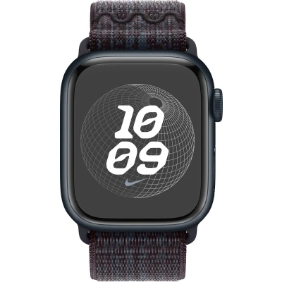 Afbeelding van Apple 41MM NIKE Sport LOOP Horloge accessoires, Maat: One Size, Black/blue