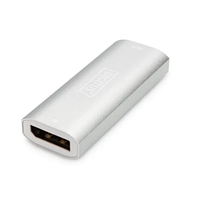 Afbeelding van Digitus DS 55524 DisplayPort Adapter [1x bus 1x bus] Zilver 4K UHD