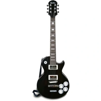 Afbeelding van Bontempi Gitaar Elektrisch Junior 52 Cm Zwart 2 delig