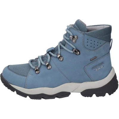 Afbeelding van Josef Seibel Philippa Veterboots, Dames, Maat: 36, Azur kombi Leer en textiel