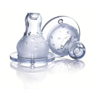 Image de Nuby lot 2 tétines silicone col standard 0/12m