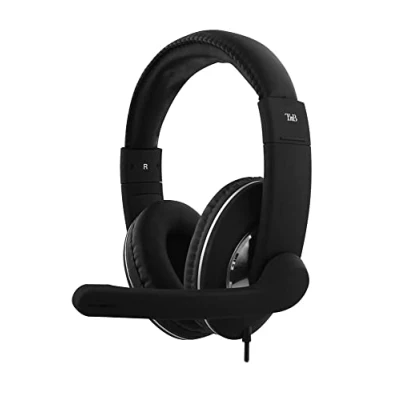 Image de T&#039;nB HS 500 Micro casque circum aural filaire USB noir