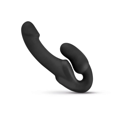 Afbeelding van No Parts Morgan Strapless Strapon Dildo 22 cm Zwart Levensecht Gevoel