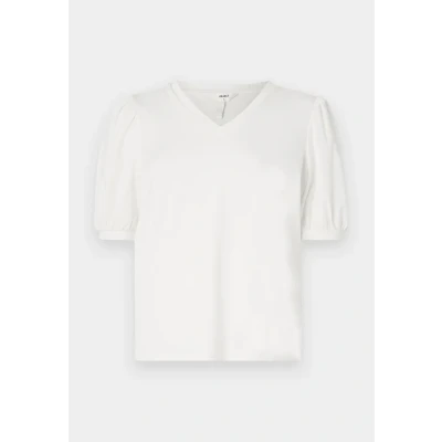 Afbeelding van Object Caroline Tshirt basic, Dames, Maat: XL, Cloud dancer