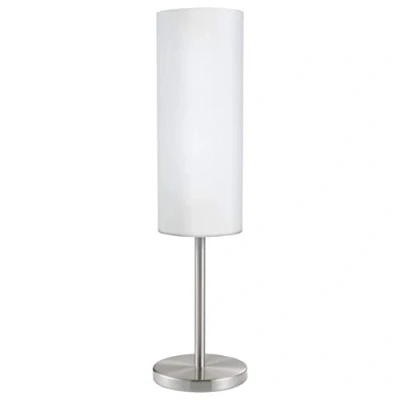Afbeelding van EGLO Troy 3 Tafellamp E27 46 cm Grijs/Wit gelakt