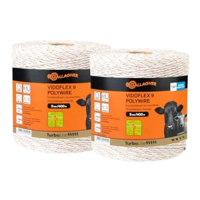 Image de Vidoflex 9 Plus cordon blanc, 200m, Gallagher Convient aux l&#039;élevage d&#039;animaux