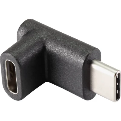 Afbeelding van Renkforce USB 3.2 Gen 2 (USB 3.1 2) Adapter [1x C stekker 1x bus] 90 haaks naar boven