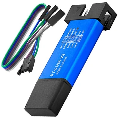 Afbeelding van AZDelivery ST Link V2 Mini Debugger en Programmeer Emulator voor STM8 STM32 met Aluminium Behuizing compatibel Arduino Inclusief E Book!