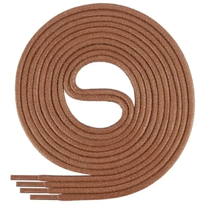 Afbeelding van Di Ficchiano Premium gewaxte veters, rond, Ø 2 3 mm, lengte 45 120 cm, scheurvast cm lichtbruin, / mm