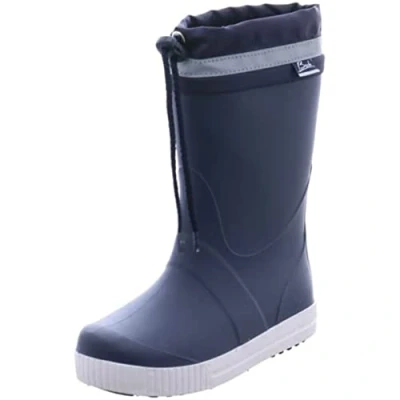 Afbeelding van Beck Wellies Regenlaarzen voor kinderen, Maat: 26, Dunkelblau Kunststof/ textiel