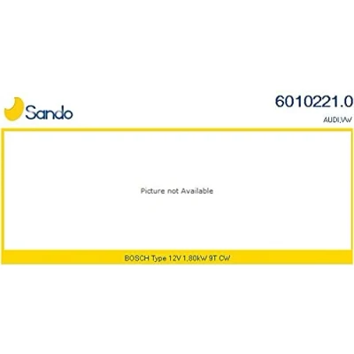Afbeelding van CASCO CST10221AS Startmotor 12V 1,80kw 9 CPS0030 82mm AUDI: A4 B5 Saloon
