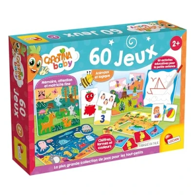 Afbeelding van Educatief Spel Lisciani Giochi Carotina Baby 60 Jeux (FR)