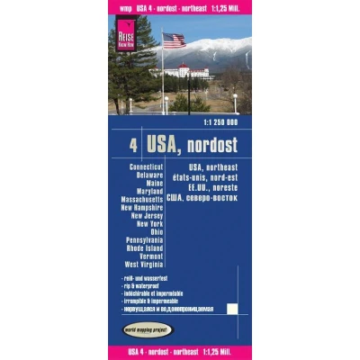 Image de World Mapping Project USA 04. Nordost 1 : 250 000