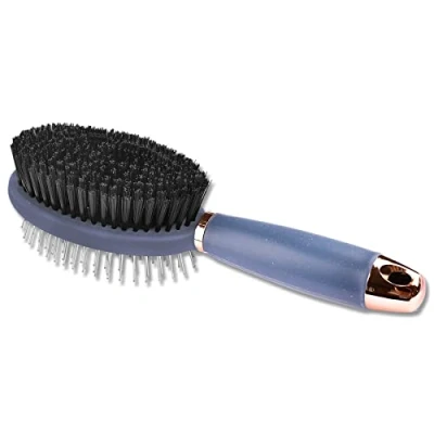 Afbeelding van Waldhausen Manen &amp; Staartborstel met Gel Handvat Zwart/Rosegold One Size Agradi.be