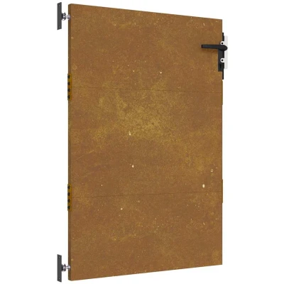 Afbeelding van vidaXL Poort 85x125 cm cortenstaal