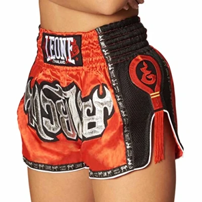 Afbeelding van Leone 1947 AB754 Kick Thai shorts, uniseks, volwassenen