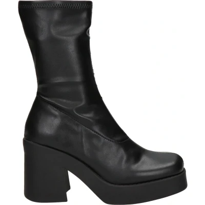 Afbeelding van Steve Madden Overcast Plateaulaarzen, Dames, Maat: 40, Black Hoogwaardig imitatieleer