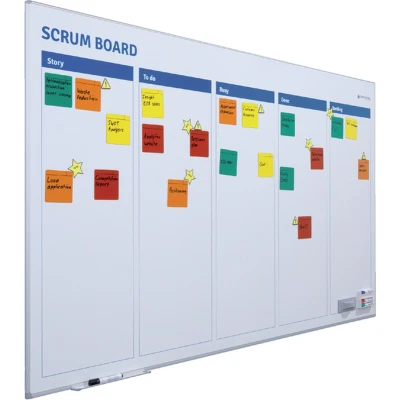Afbeelding van scrum bord + starterkit 90x120cm