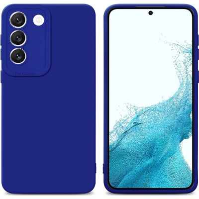 Afbeelding van Cadorabo Hoesje geschikt voor Samsung Galaxy S22 in Fluid BLAUW Beschermhoes gemaakt van flexibel TPU silicone Cover Case
